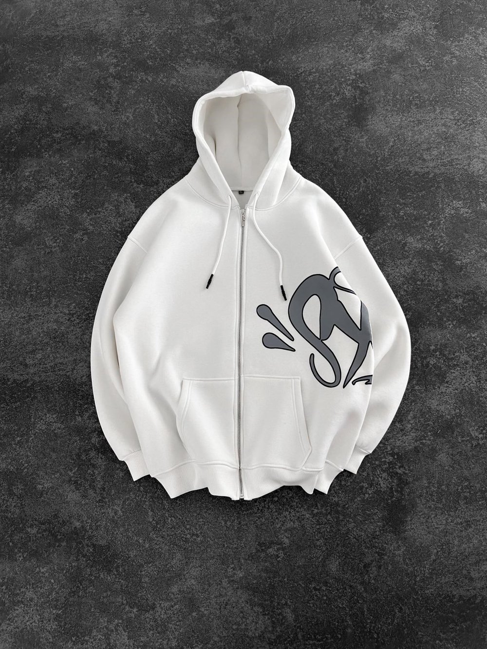 SYN 3 İPLİK PAMUKLU HIRKA BEYAZ