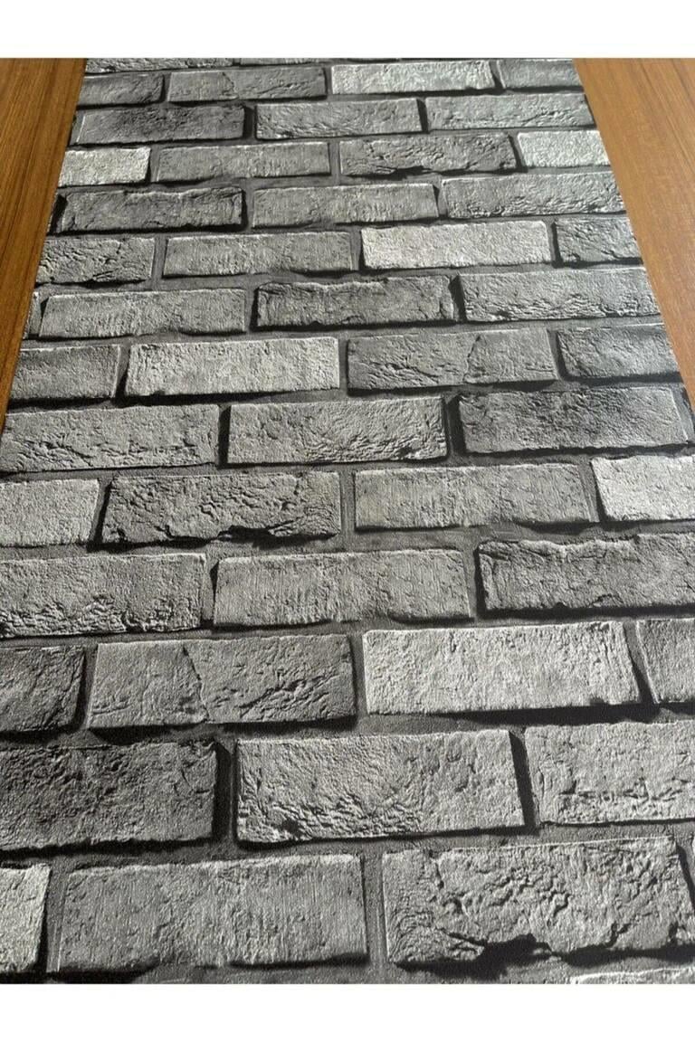 3 Boyutlu Taş Desen Duvar Kağıdı (5m²) 869641020206410DEWE-6410, 53 x 1000