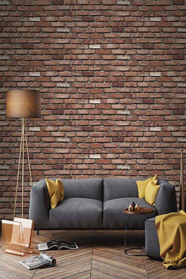 Bien Duvar Kağıtları - 9010 Taş Tuğla Desen Duvar Kağıdı (5,33 M²) BN-9010, 0.53 x 10