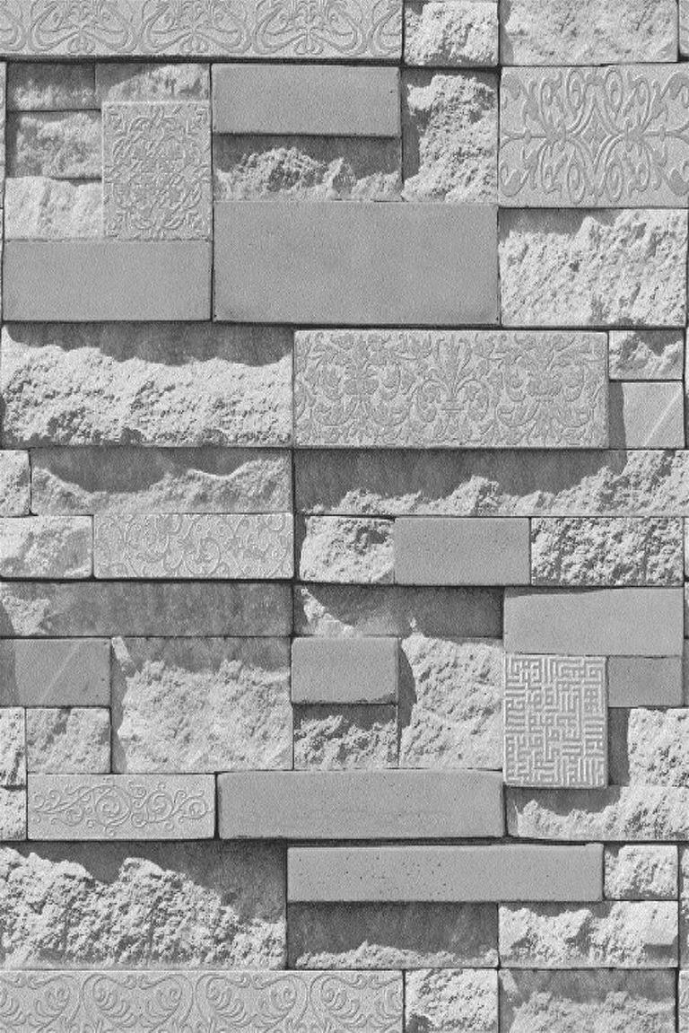 EXCLUSIVE - Taş Desen Duvar Kağıdı (5 M²) 9200 9200, 53 x 1000