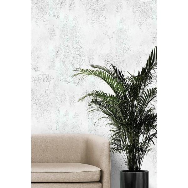 Zümrüt EXCLUSIVE 6000 Kabartmalı Kombin Çatlatma Desenli Duvar Kağıdı 5,30 M²
