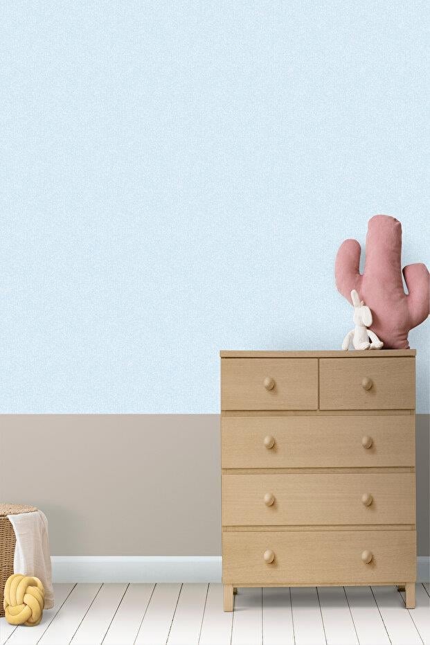 Zümrüt Kids 410-2 Açık Mavi Duvar Kağıdı 5,33 M²