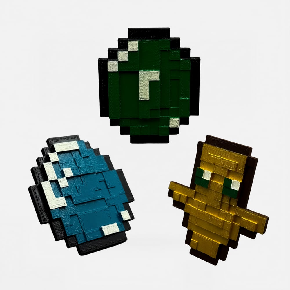 Minecraft 3'lü Eşya Seti