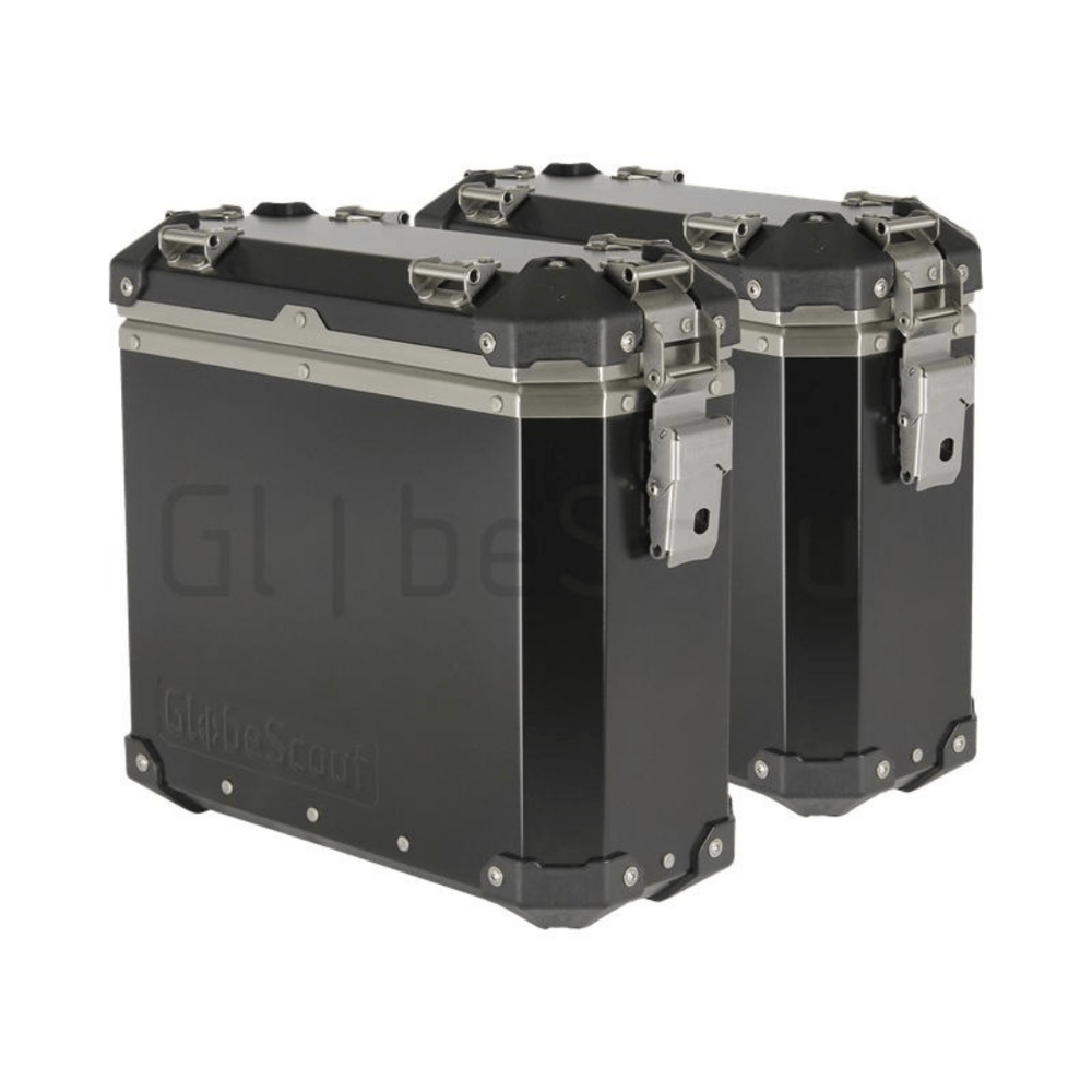 GlobeScout Aluminyum Yan Çanta Seti 2x28L