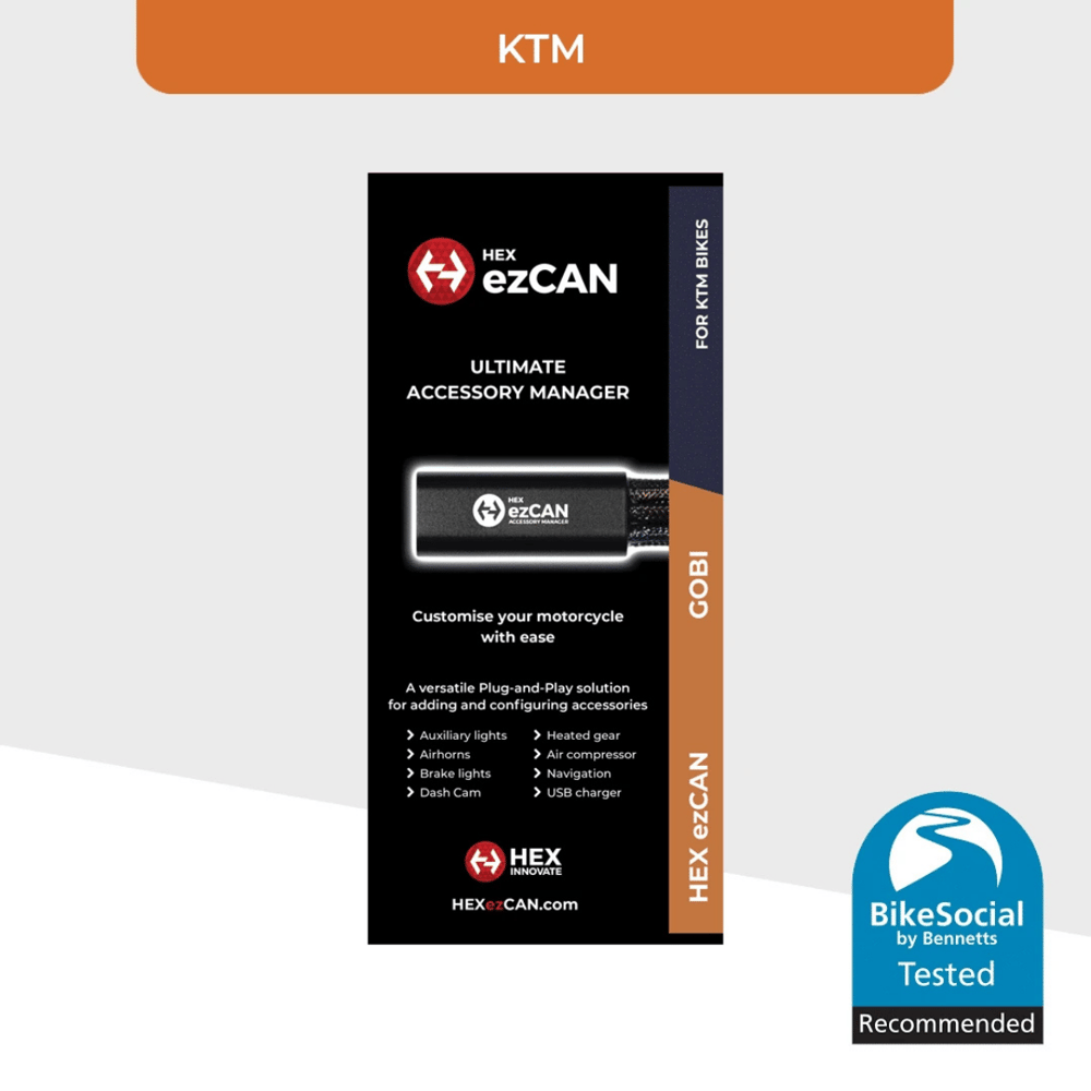 HEX ezCAN Gobi – KTM Motosikletler İçin (KTM 1290 21+ / 890 790 Euro 5 CAN-bus konektörü ile)