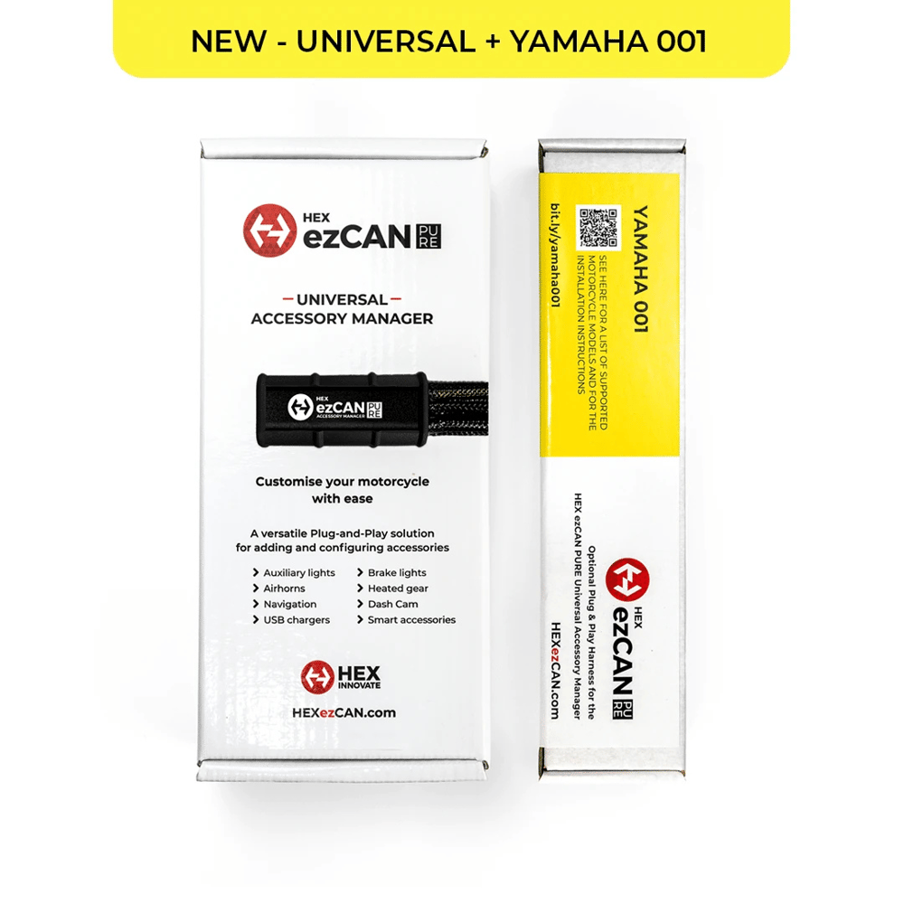 HEX ezCAN PURE Yamaha Tenere 700 Aksesuar Kontrol Modülü Seti 2025+ Uyumu