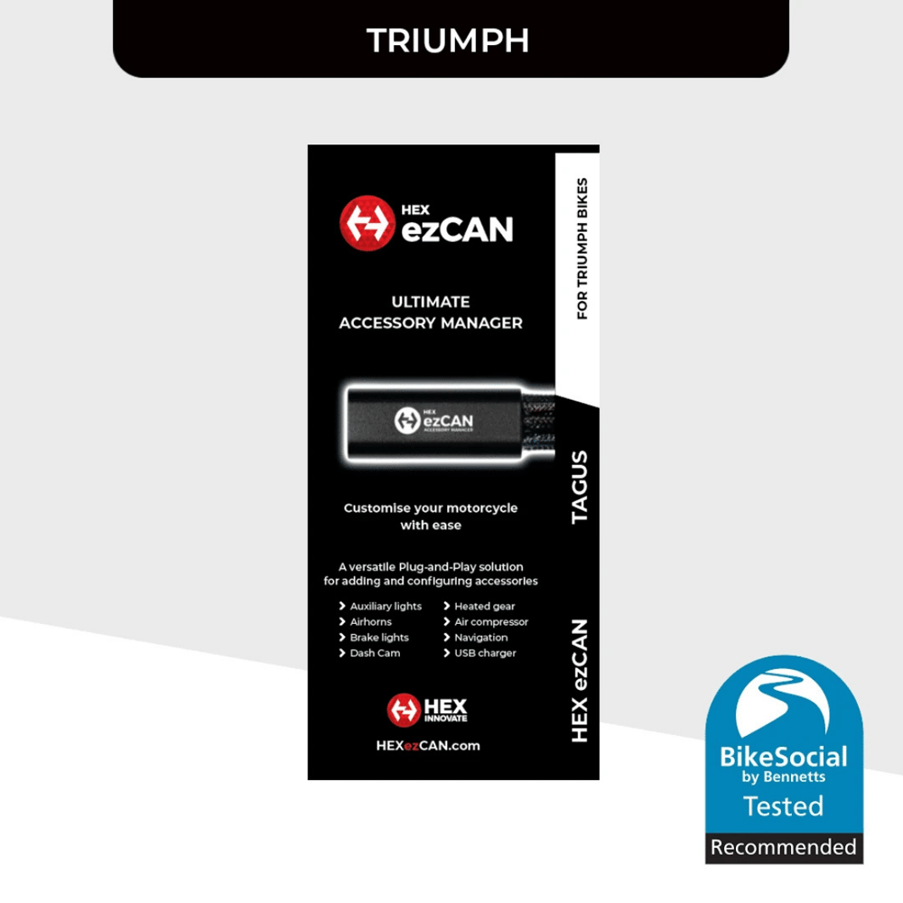 HEX ezCAN Tagus – Triumph Motosikletler İçin (Triumph Tiger 900 / Tiger 1200 2022+ Uyumlu)