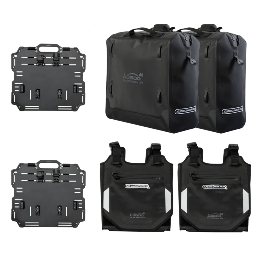 LOBOO Alps Inflatable Side Bags 23+30L 