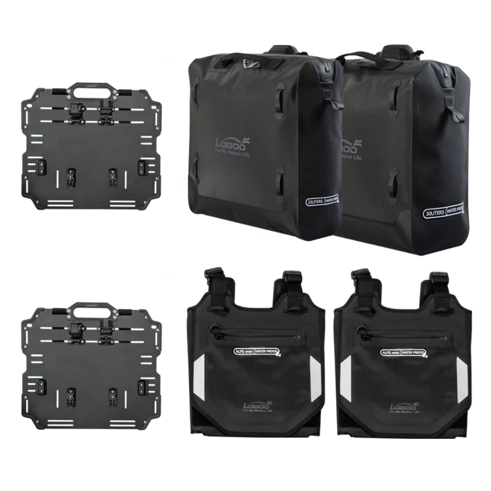 LOBOO Alps Şişirilebilir Yan Çantalar (30L+30L)
