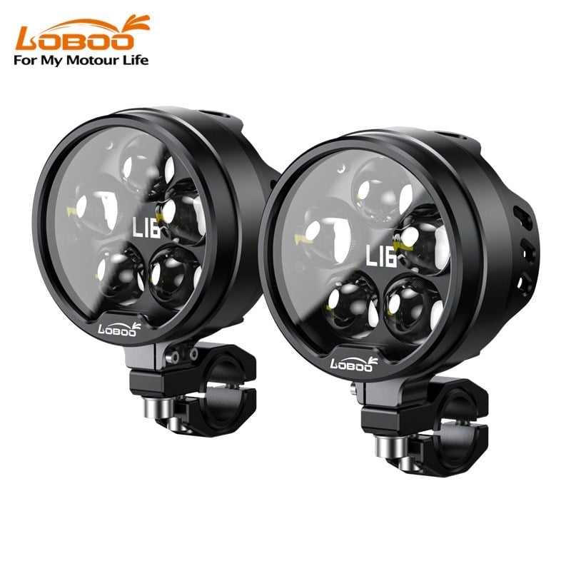 Loboo L16 19.000LM Uzun ve Kısa Sis Farı, 3 Modlu Uyarı, IP68 Su Geçirmezlik