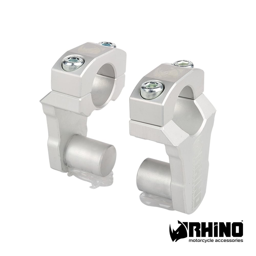 Rhino 22 mm'den 28 mm'e Pivot Gidon Çevirici Mat Gümüş