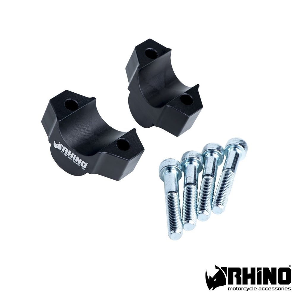 Rhino 28mm Base Gidon Yükseltme Yamaha MT10/XTZE Tenere 1200 Nikken Siyah