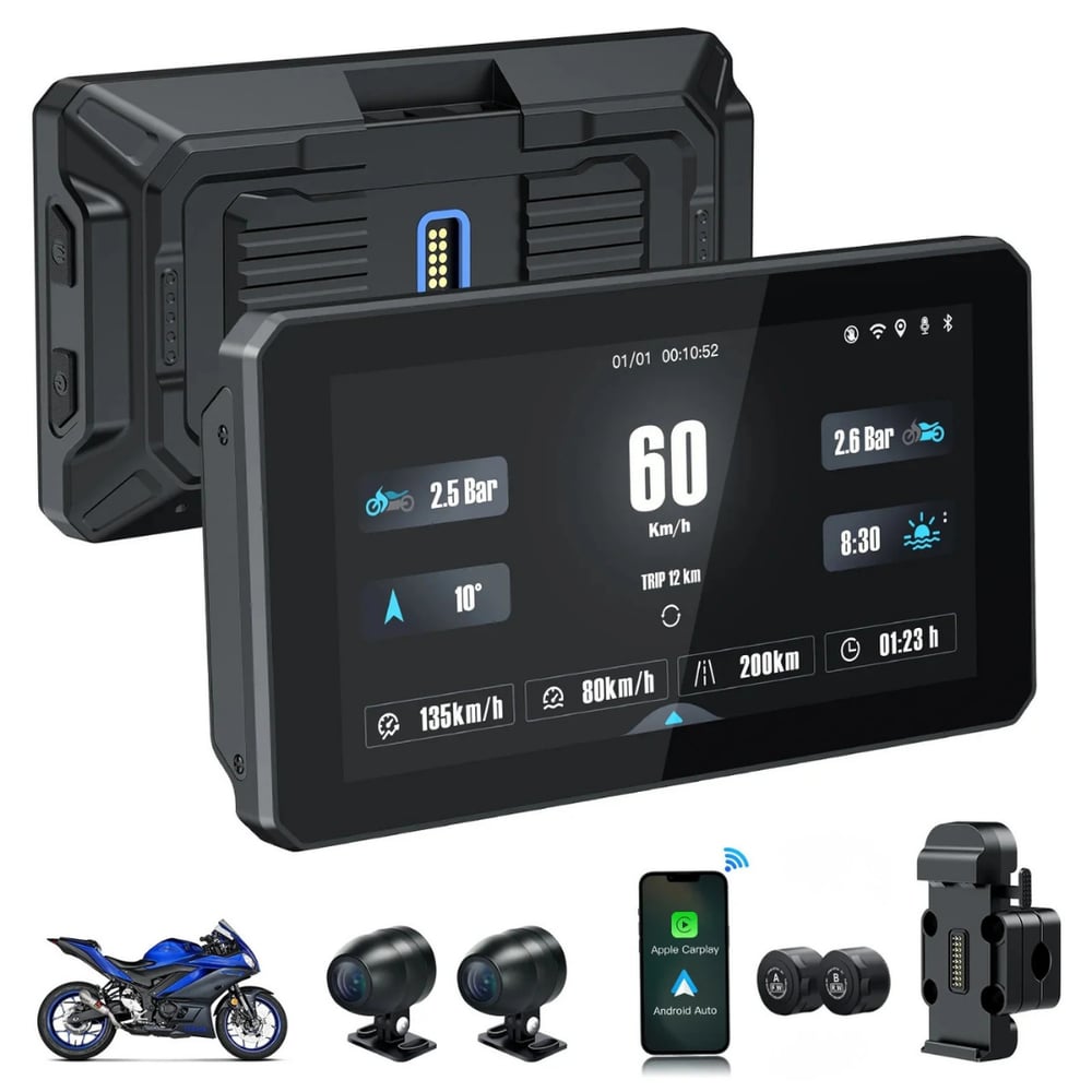VeraGo Üniversal Motosiklet CarPlay