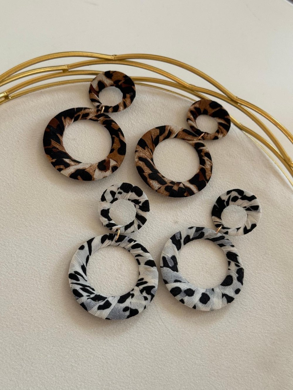 Savanna Double Hoop Kadın Küpe