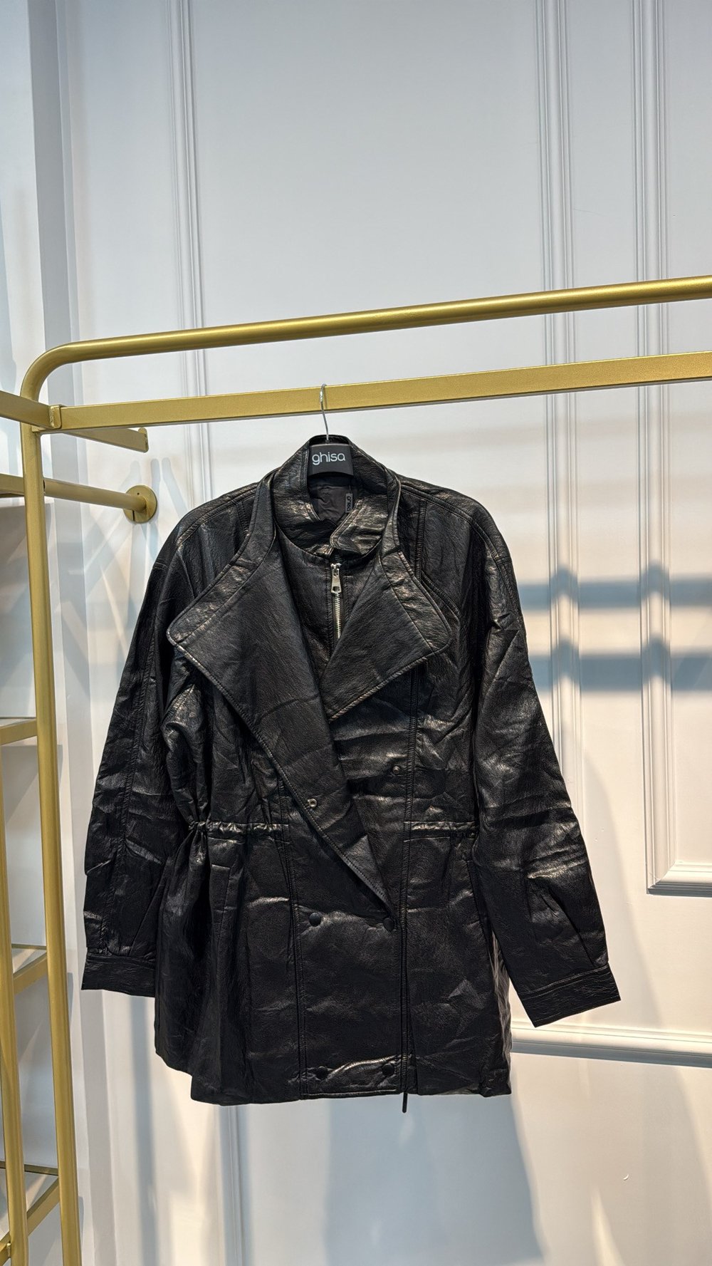 GHİSA 2710 DERİ TRENÇ
