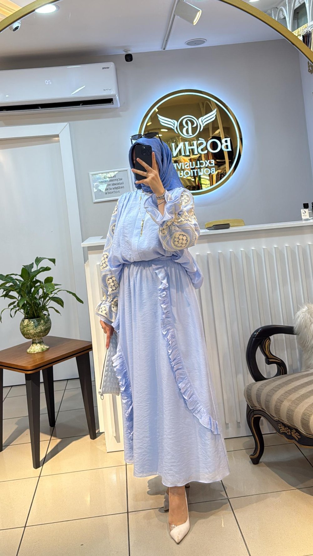 GHİSA GÜPÜRLÜ ETEKLİ TAKIM