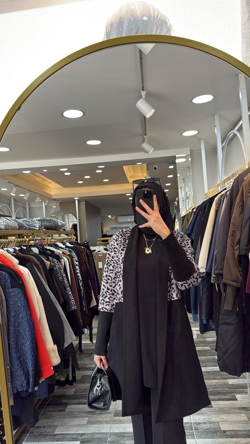 İNVEE 6933 LEOPAR CEKET