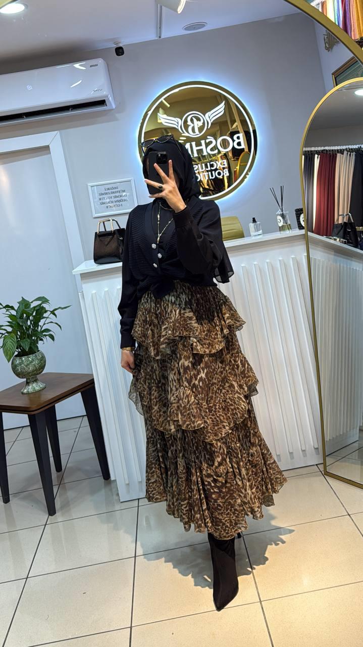 MİSSEMRAMİSS 4917 AMAROSE VOLANLI ETEK