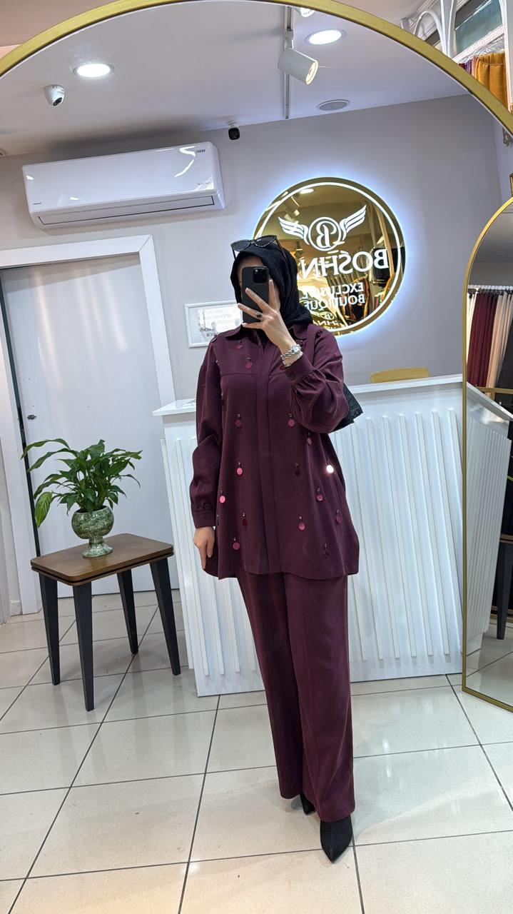 NUSS 1031 PUL İŞLEMELİ TAKIM