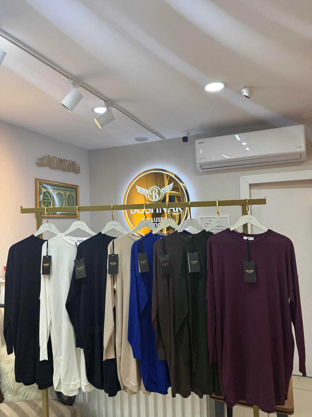 NUSS 1200 OVAL KESİM MERSERİZE TUNİK