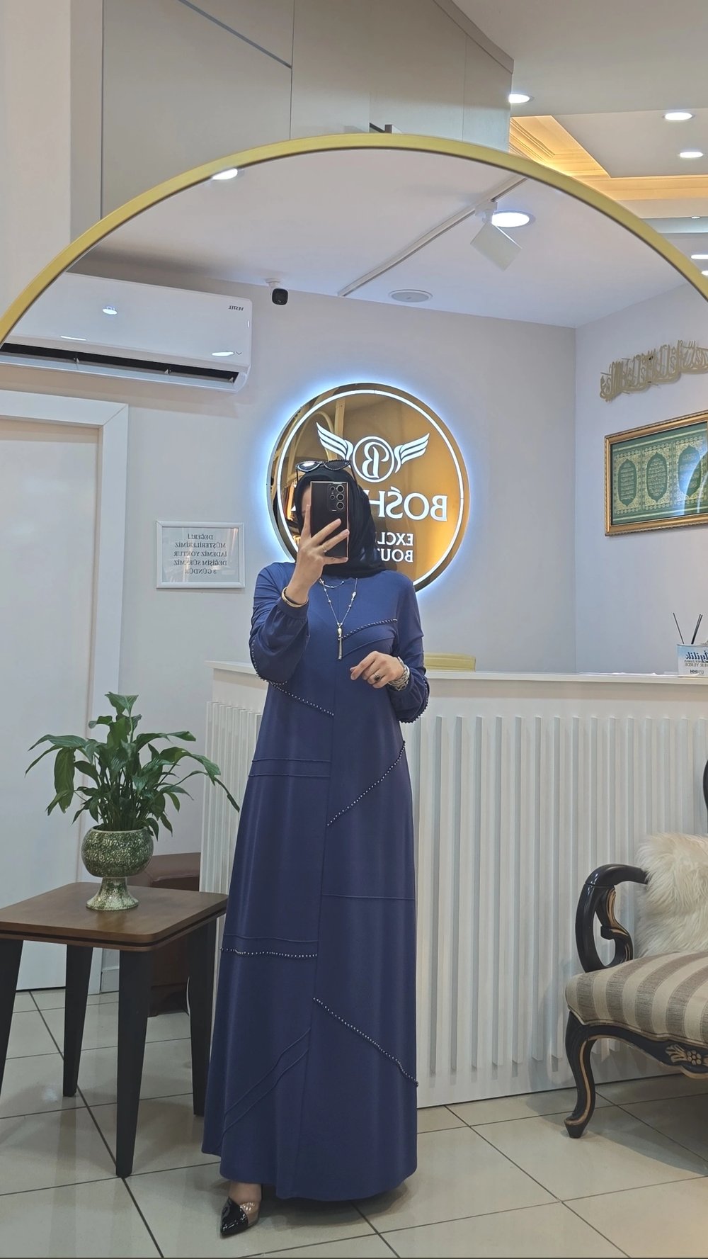 NUSS 2030 TAŞLI MODAL ELBİSE