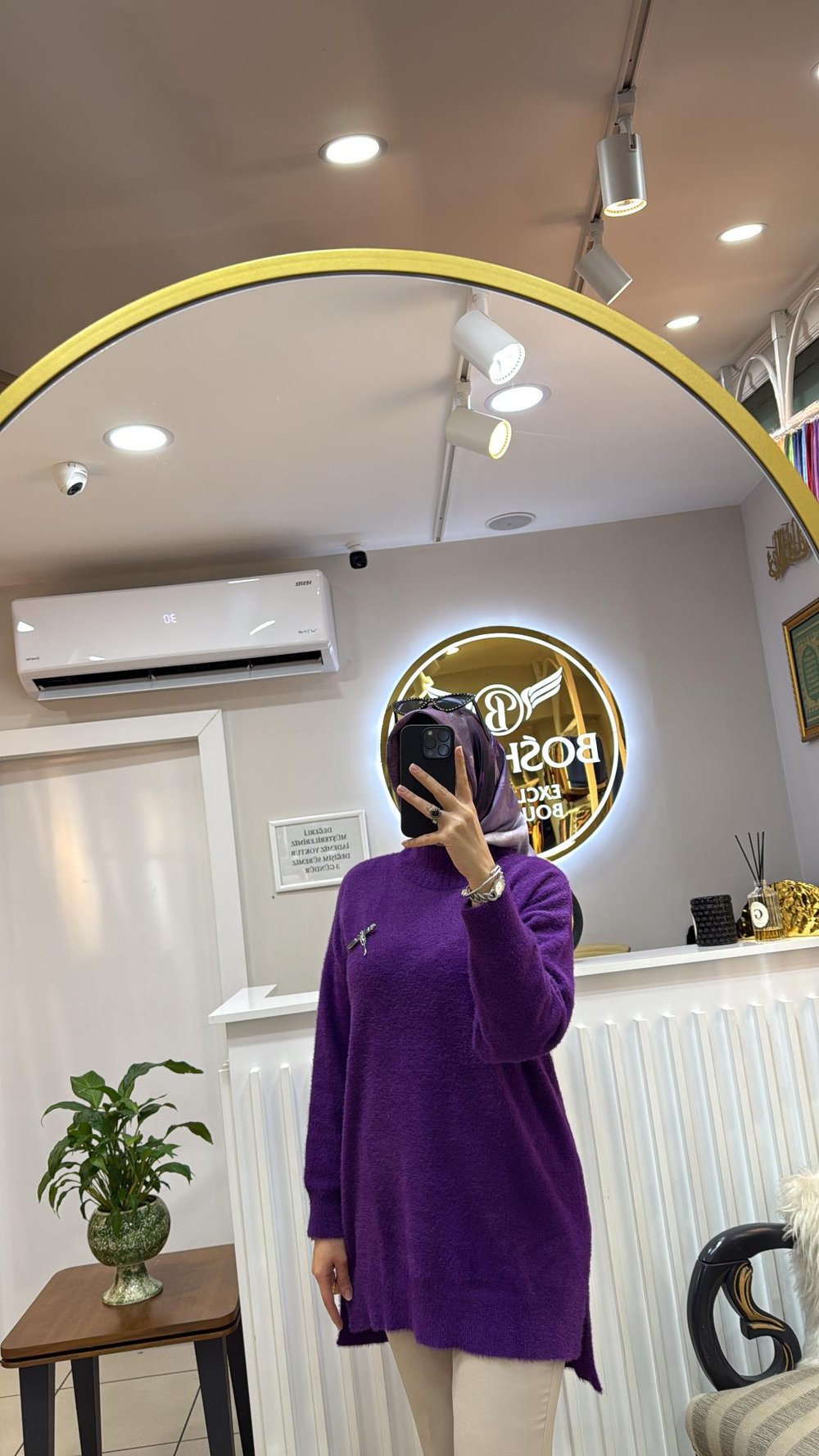 NUSS 7000 YUSUFÇUK DETAYLI ANGORA KAZAK