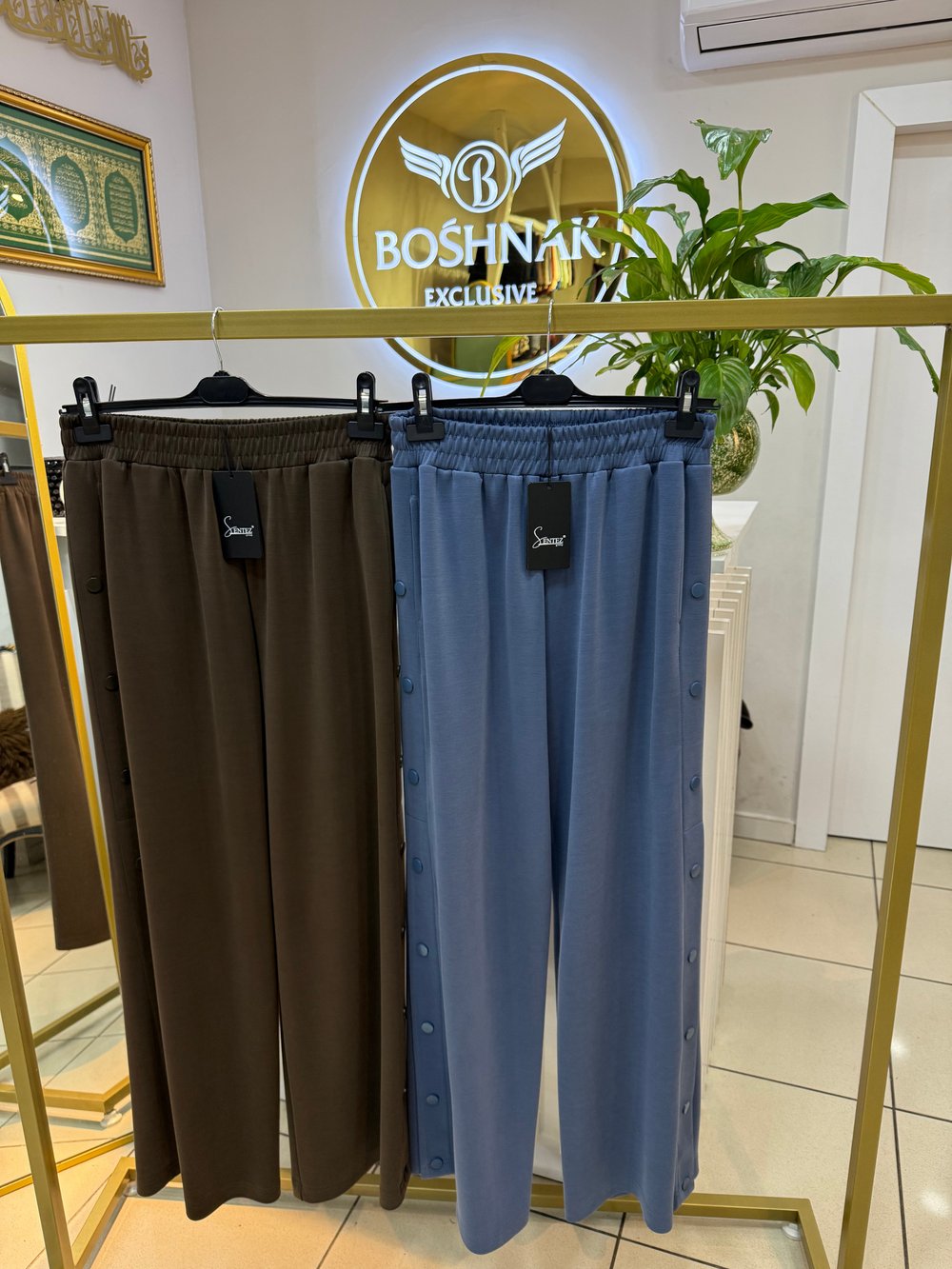 SENTEZ 5569 TOKYO BAMBU GENİŞ PAÇA PANTOLON
