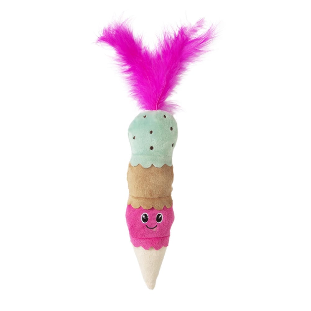 Quirky Kitty Ice Cream Kicker Matatabili Hışırtılı Kedi Oyuncağı