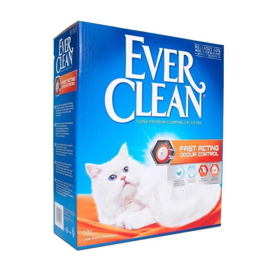 Ever Clean FAST ACTING ODOUR CONTROL 3 saniyede %60 daha fazla koku hapsetme özelliği kedi kumu 6L