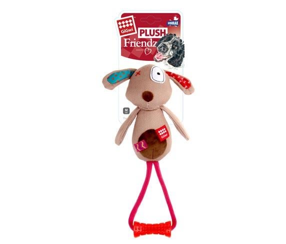 GiGwi Plush Friendz Öten Köpek Diş Kaşıyıcılı oyuncak