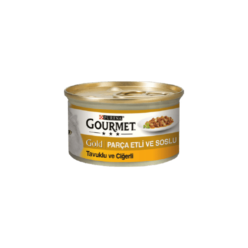 Gourmet Gold Çifte Lezzet Tavuk ve Ciğerli Yaş Kedi Maması 85gr