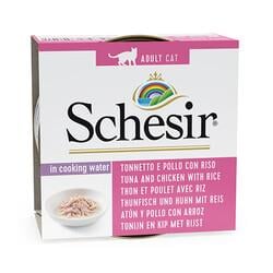 Schesir C175 Ton Balıklı veTavuklu Pirinçli Kedi Konservesi 85 Gr