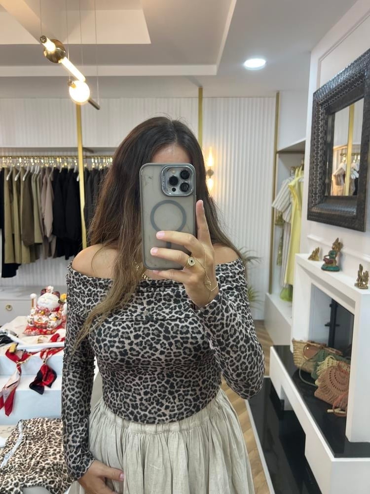 Leopar top