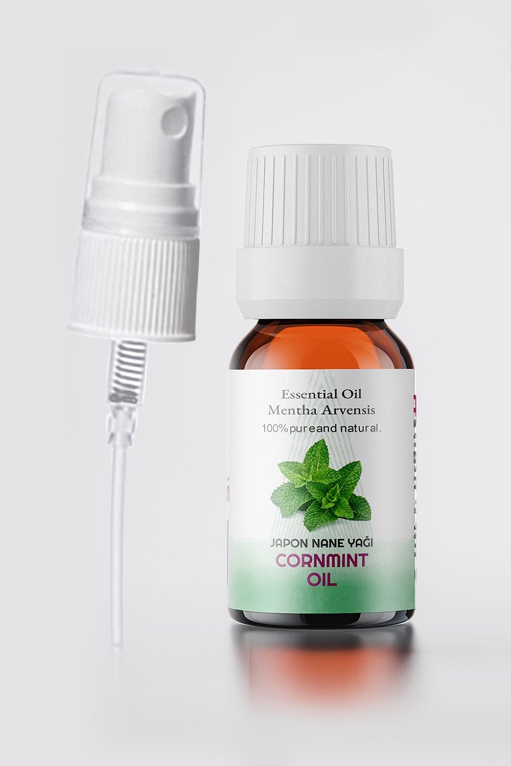 PROCLİS Japon Nane Yağı, %100 Doğal Uçucu Yağ, Cornmint Oil 10 ml Sprey Başlıklı