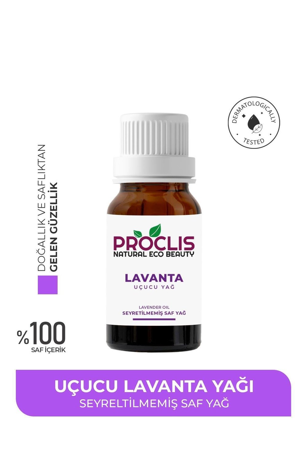 PROCLİS Lavanta Yağı, %100 Doğal Uçucu Yağ, Lavander Oil 10 ml Sprey Başlıklı