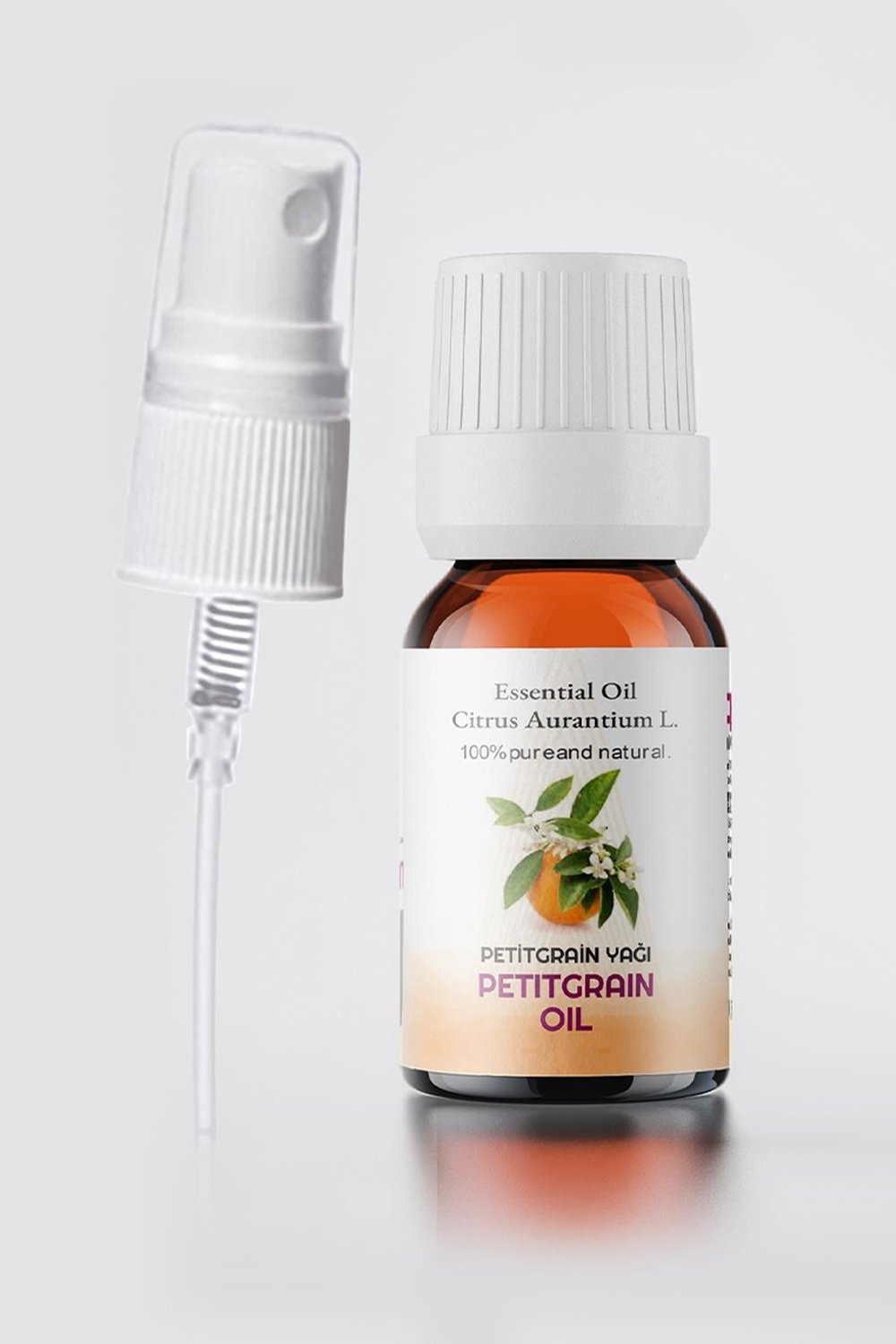 PROCLİS Petitgrain Yağı, %100 Doğal Uçucu Yağ, Petitgrain Oil 10ml Sprey Başlıklı
