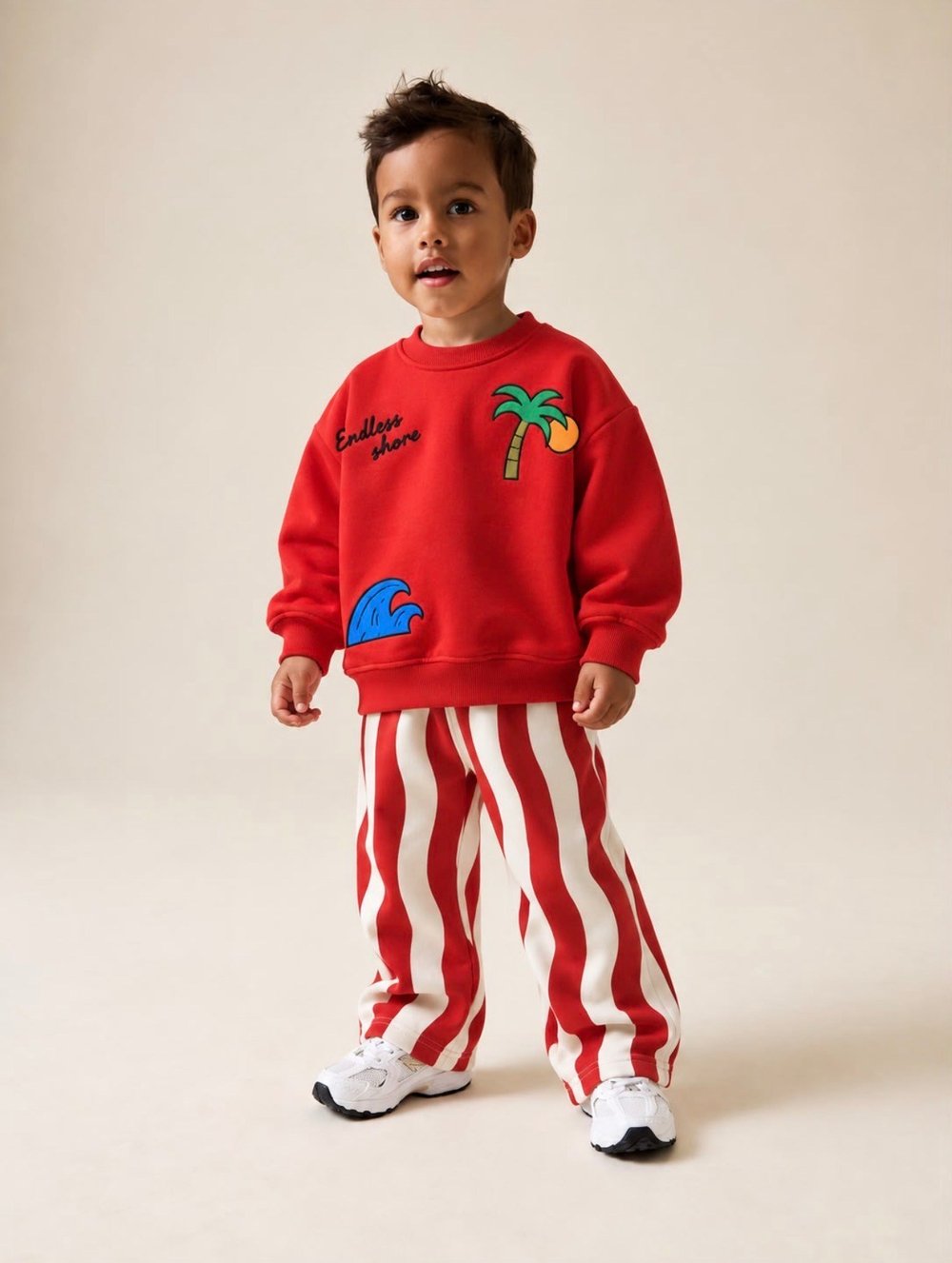 3 iplik unisex ocean splash takım
