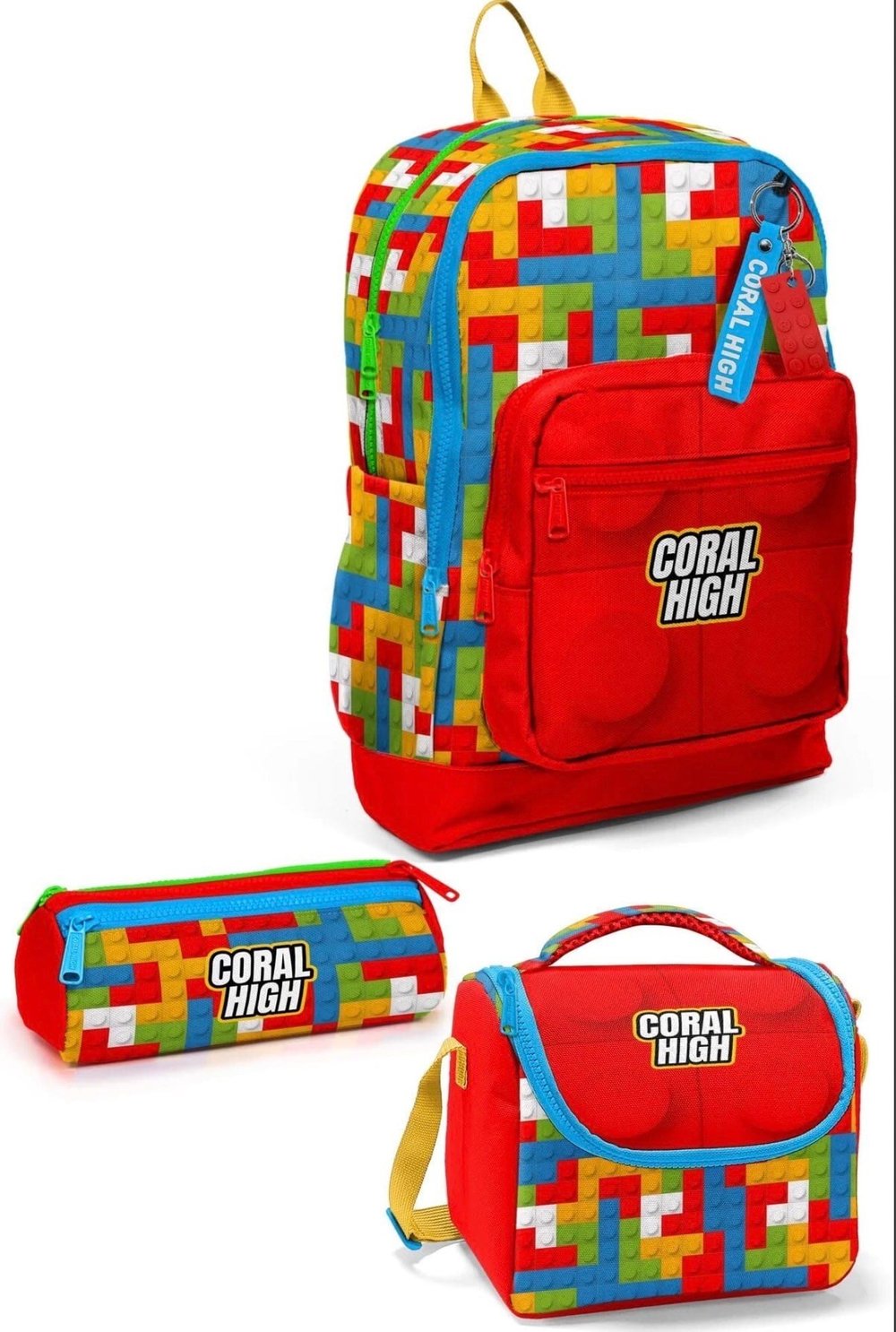 Coral High 3lü çanta seti SET0123775