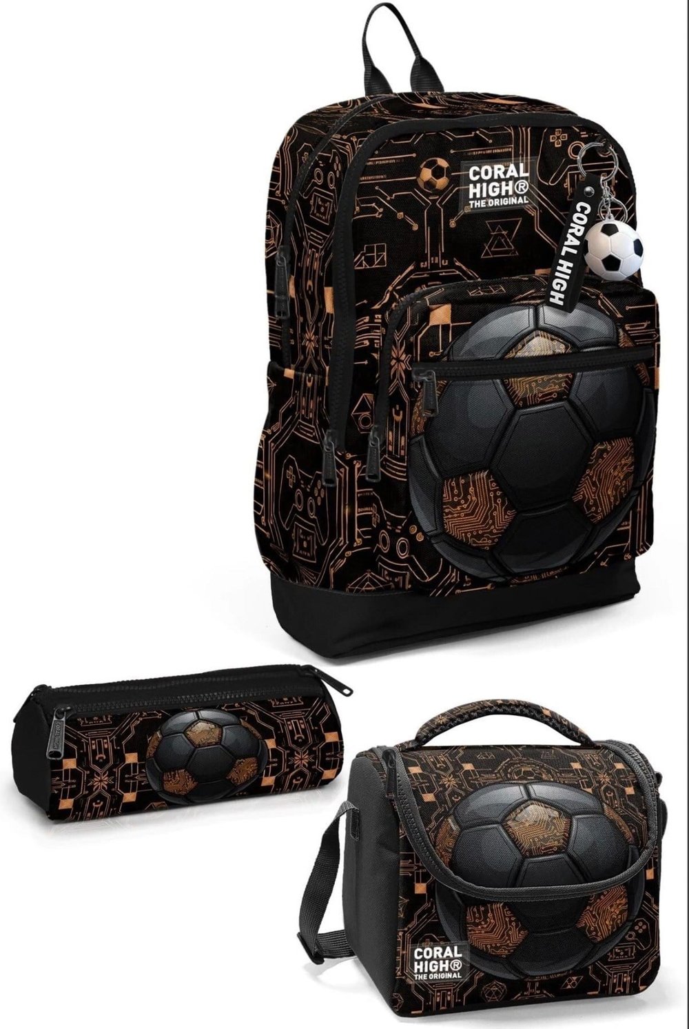 Coral High 3lü çanta seti SET0133217