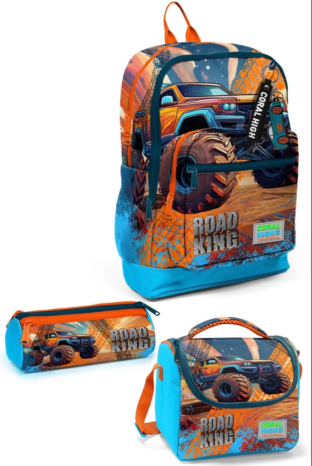 Coral High 3lü HIGH WHEELS TRUCK çanta seti 0123778