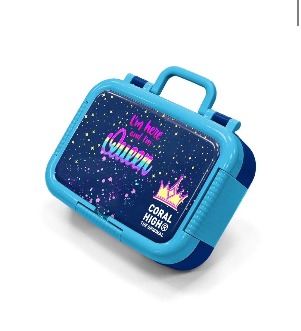 Coral High Kids Çok Renkli Desenli Paslanmaz Çelik Beslenme Kabı 39169