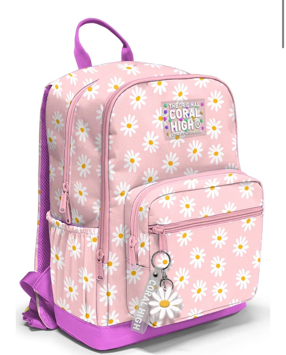Coral High Papatya Desenli Okul Sırt Çantası 33224
