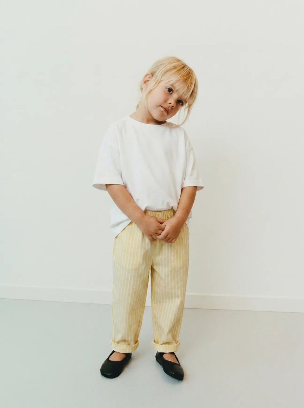 Laciel unisex çizgili balon pantolon 