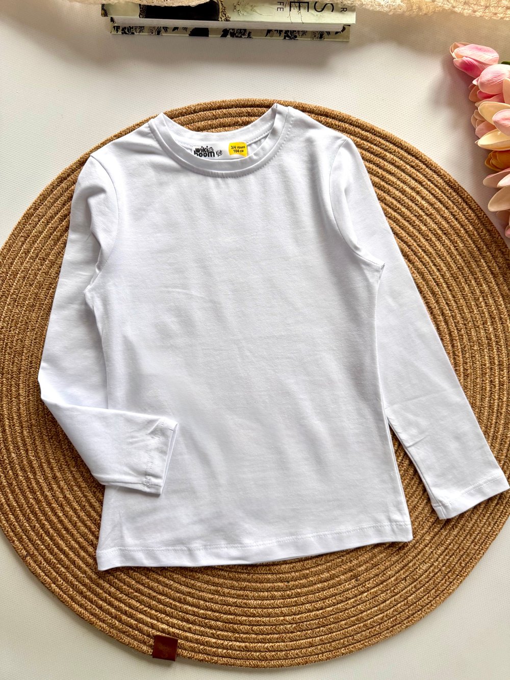 Unisex basic likralı t-shirt