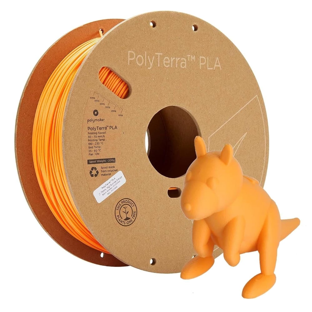 PolyTerra PLA Filament Gündoğumu Turuncu