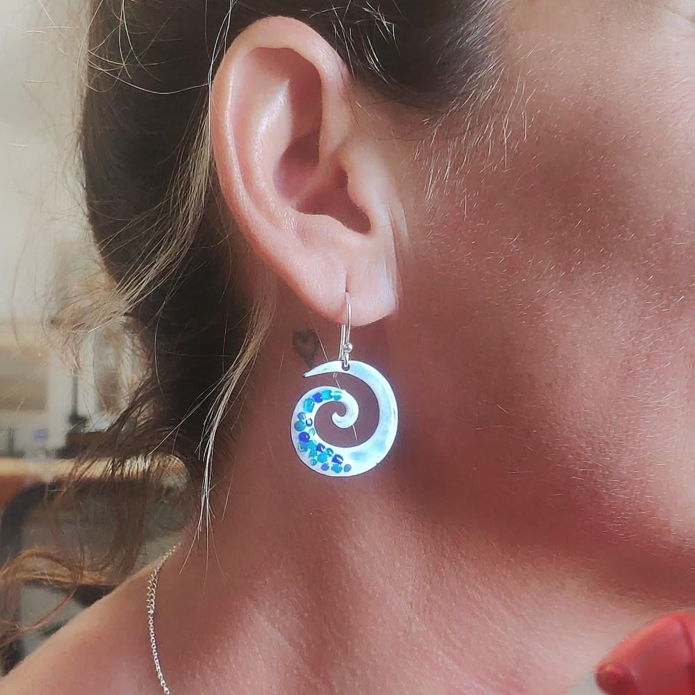 Spiral Sarmal Küpe