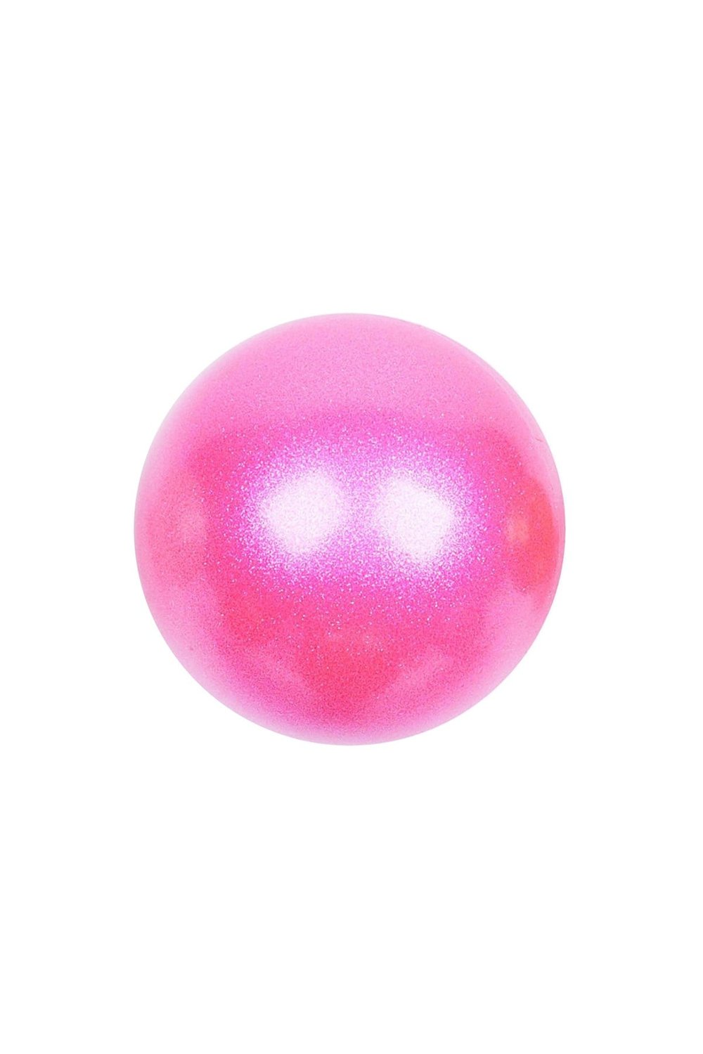 Amaya Tecnorubber® Junior's Glitter Ball Ritmik Cimnastik Topu 16cm F. Pink