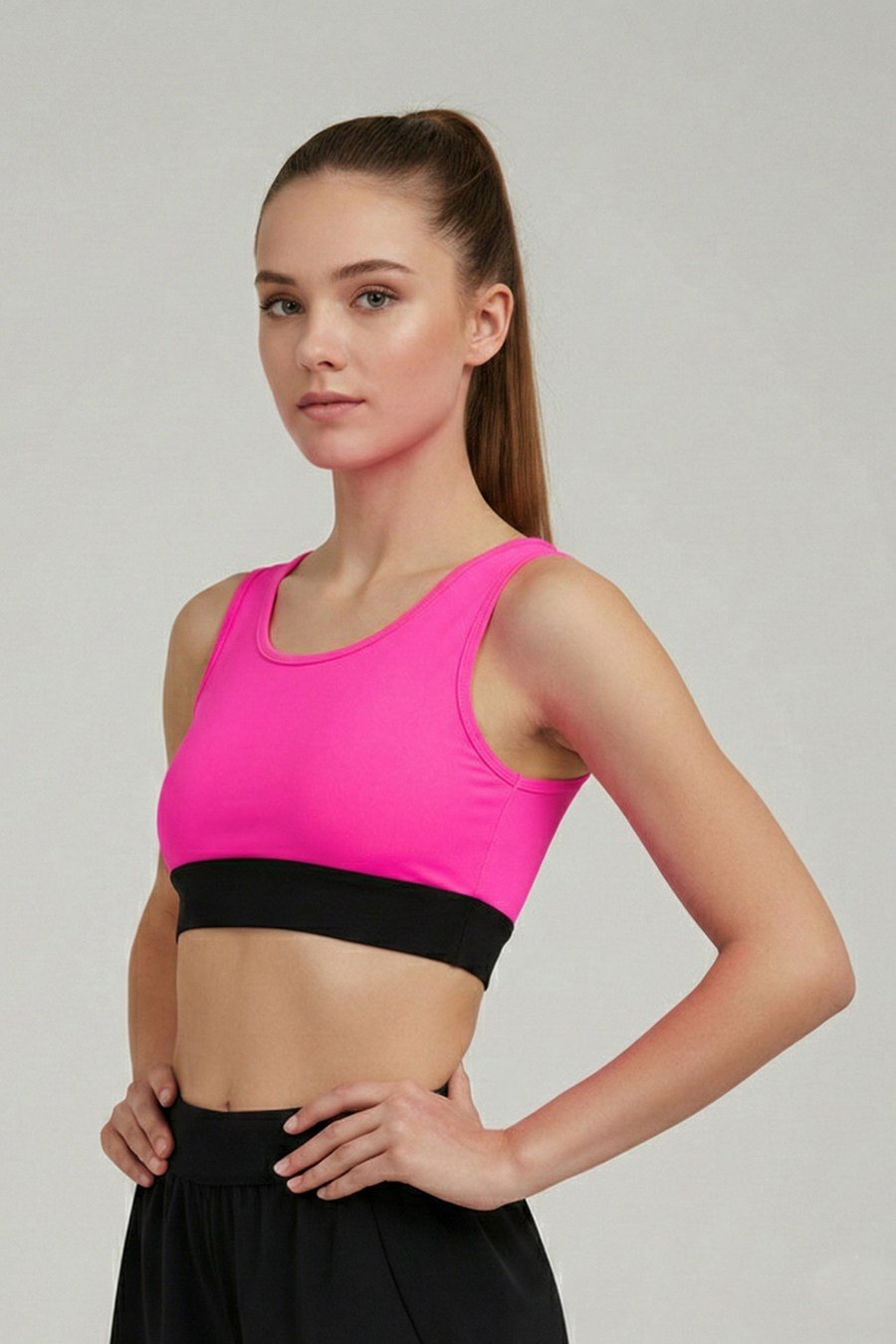 Gymo Büstiyer Vivi Fosforlu Pembe