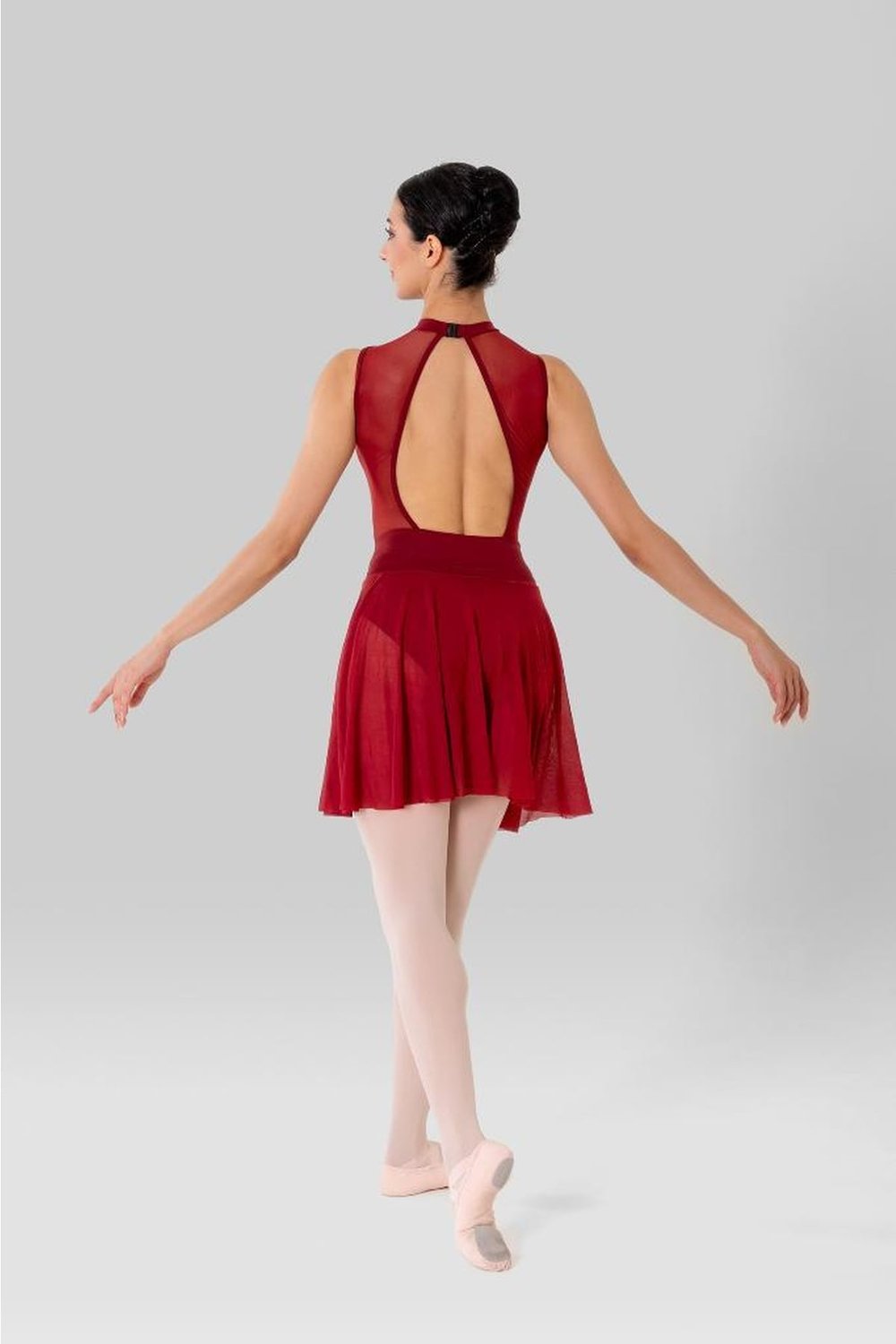 Gymo Dancewear Bale Eteği Doris Bordo