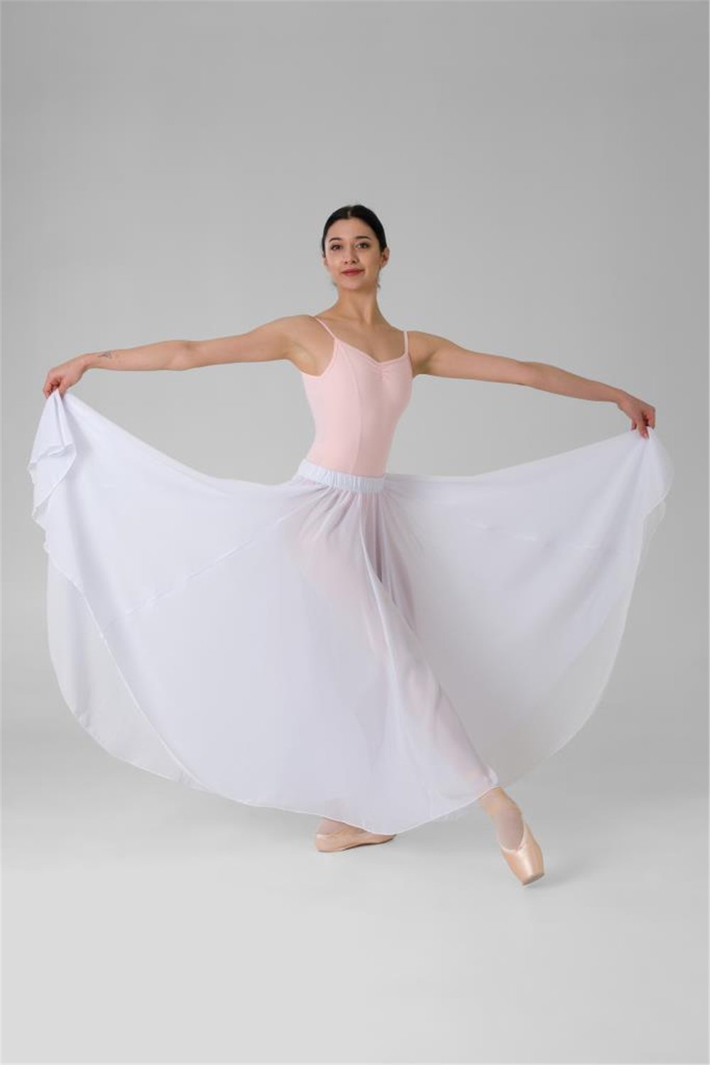 Gymo Dancewear Bale Eteği Whisper Beyaz